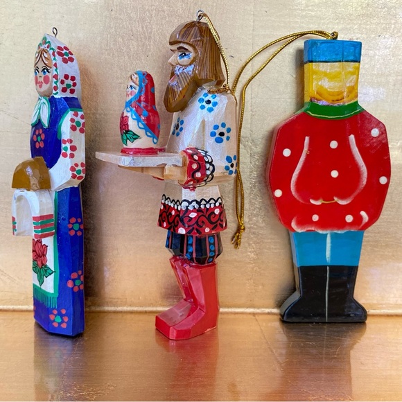 (3) Handmade Russian Ornaments - Picture 12 of 14